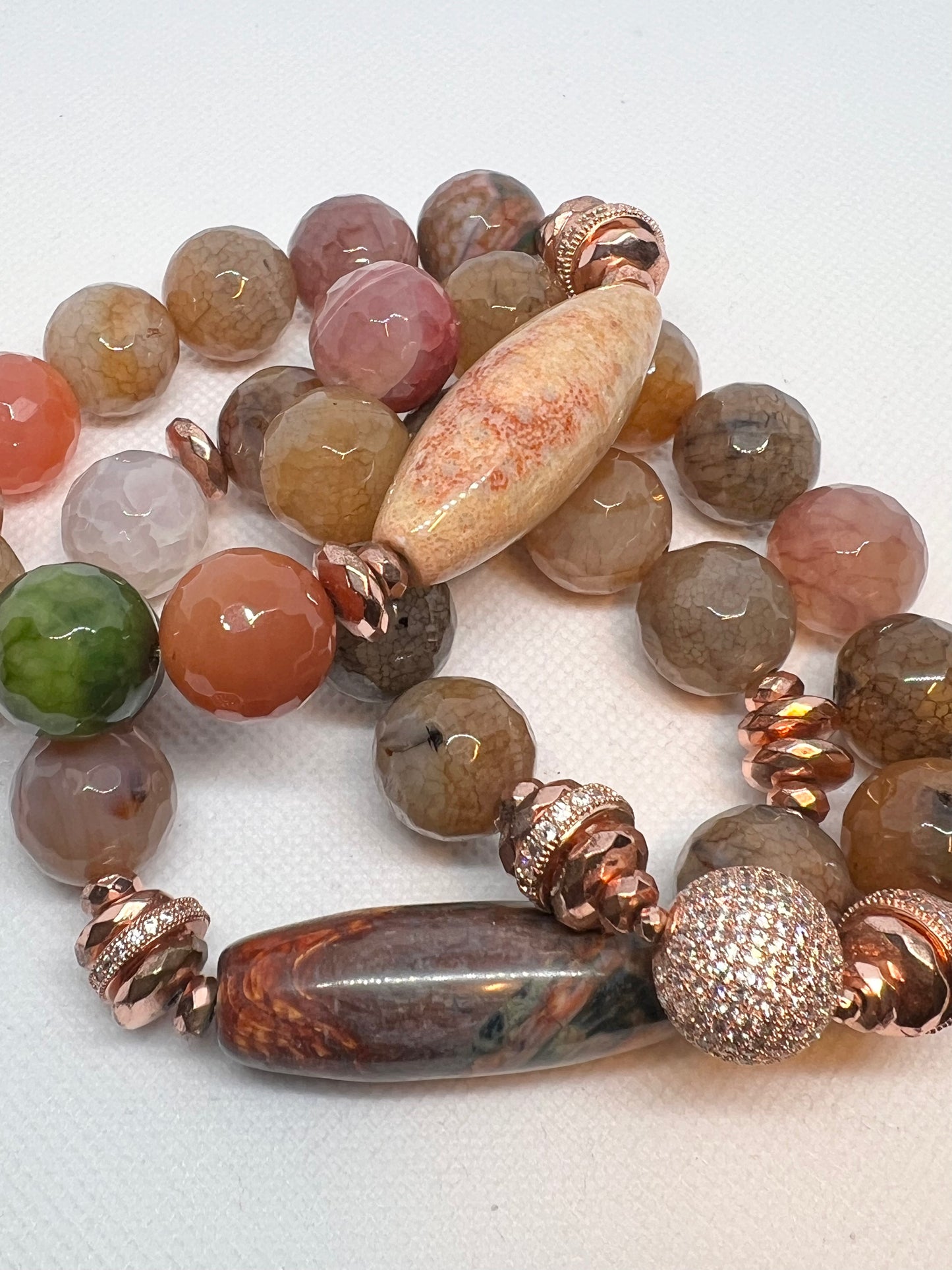 Agates and Rose Gold
