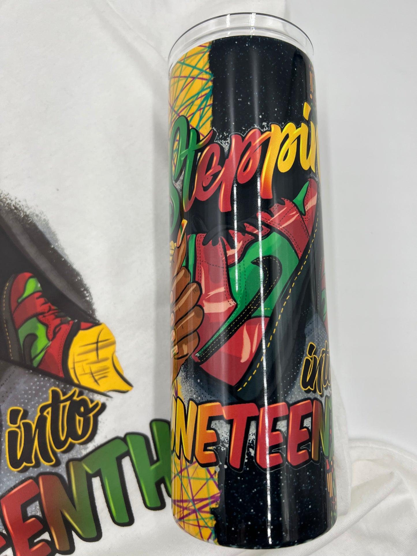 Copy of Juneteenth Tee & Tumbler