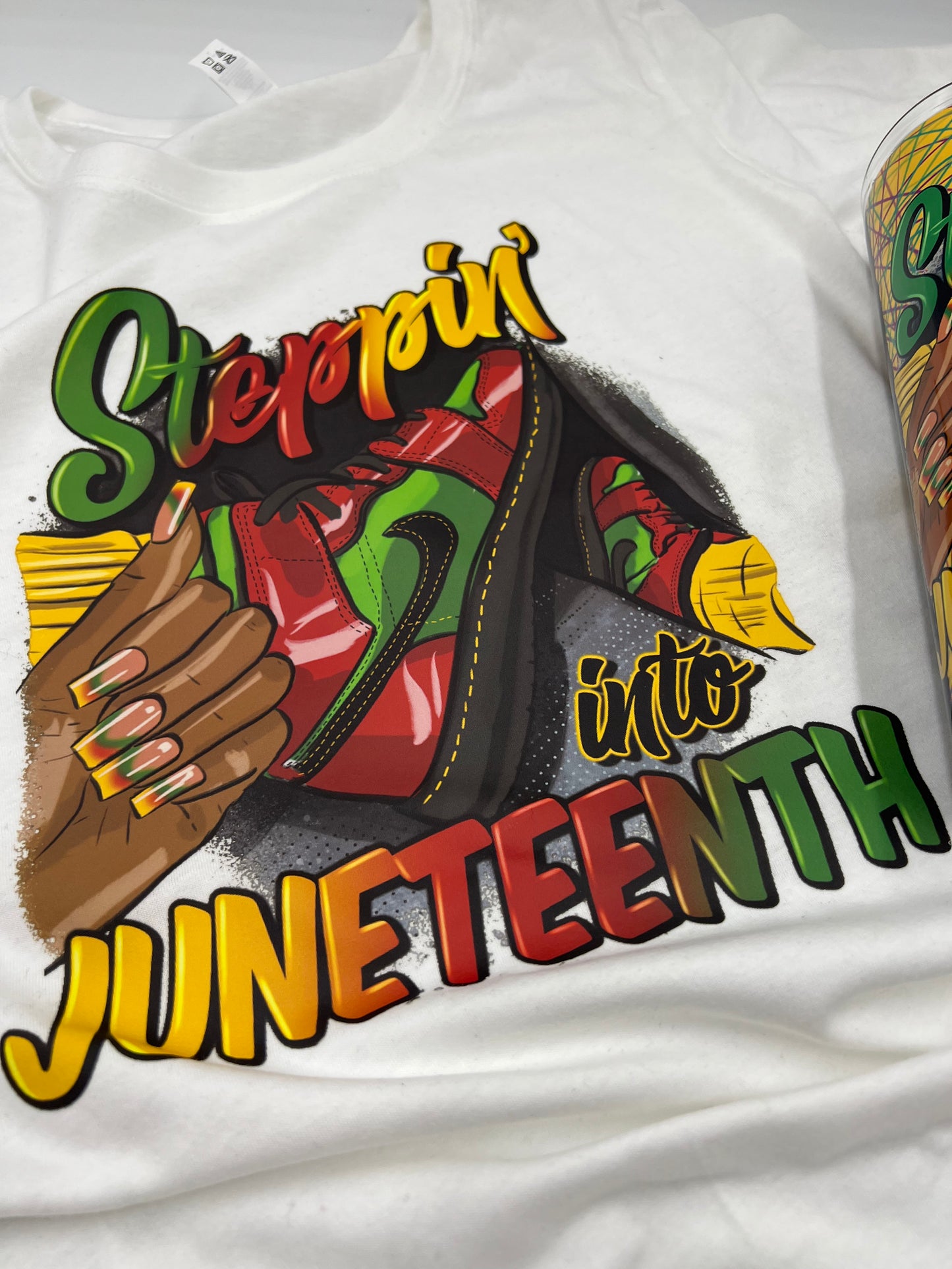 Copy of Juneteenth Tee & Tumbler