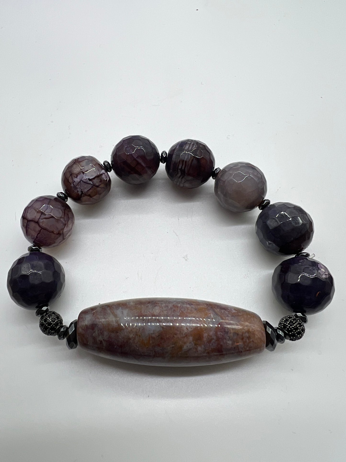 Purple Agate Jewelry Collection