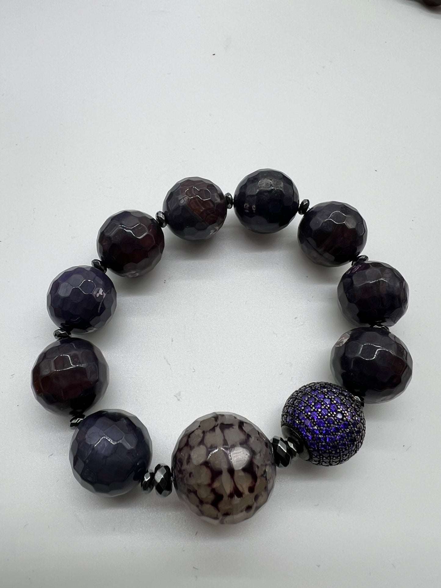 Purple Agate Jewelry Collection