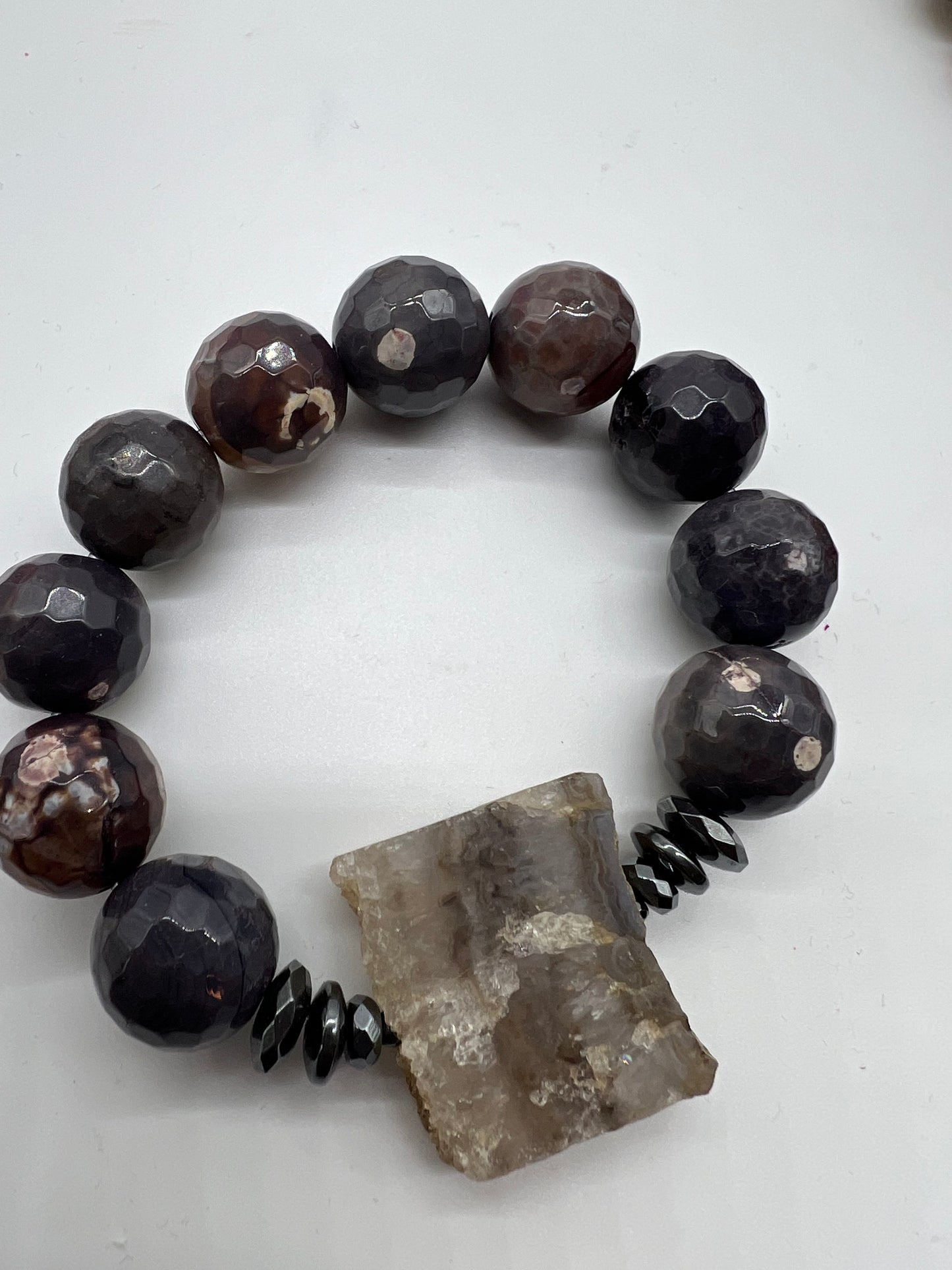 Purple Agate Jewelry Collection