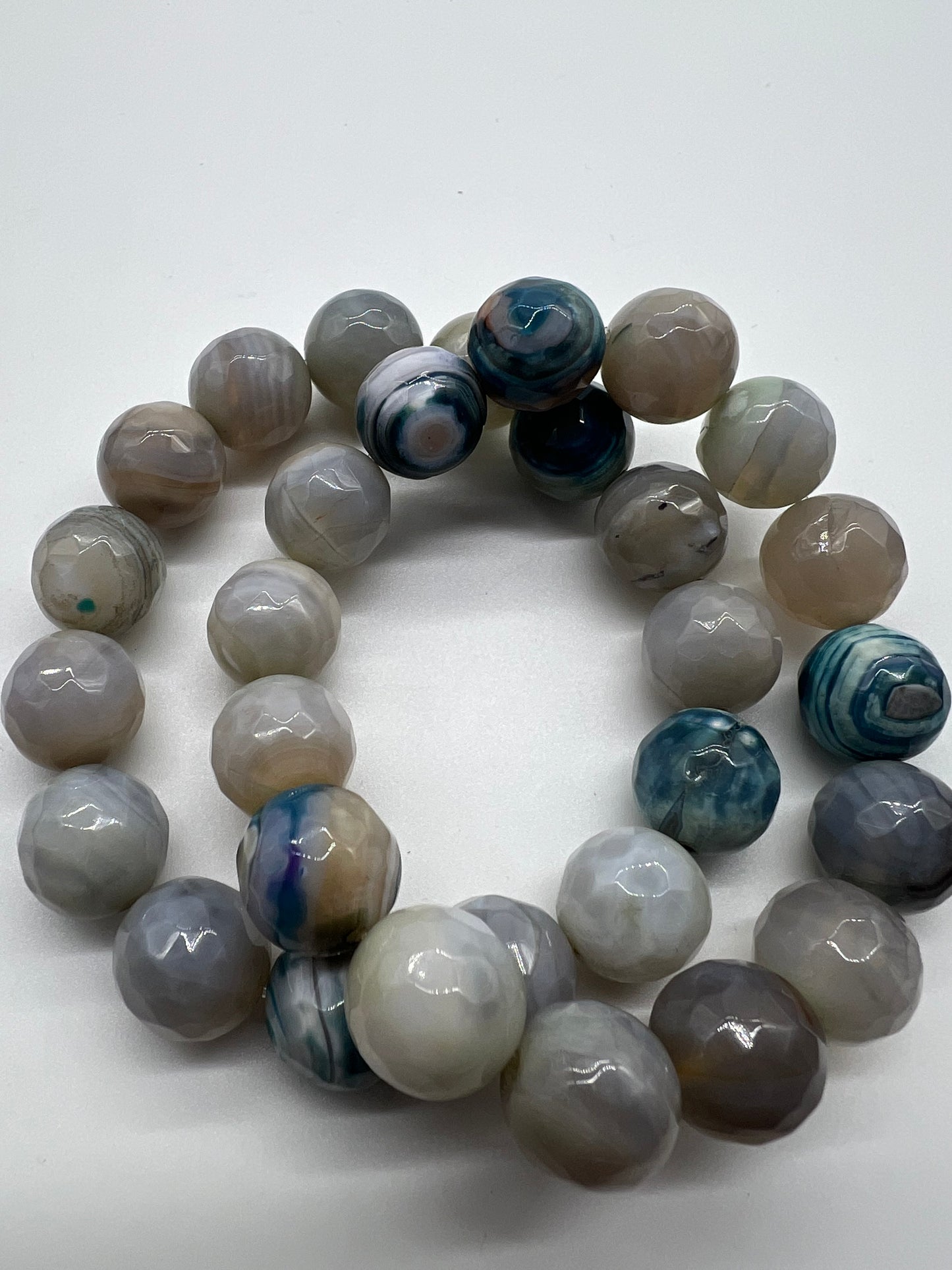 Ocean Breeze Blue Agate Bracelets