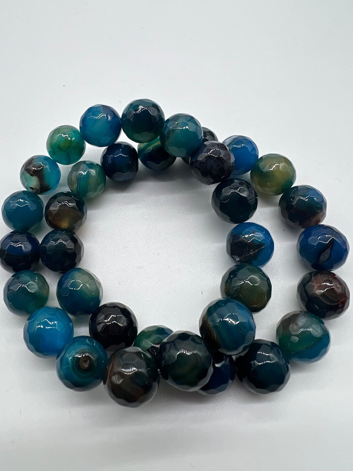 Ocean-Inspired Agate Gemstone Bracelets