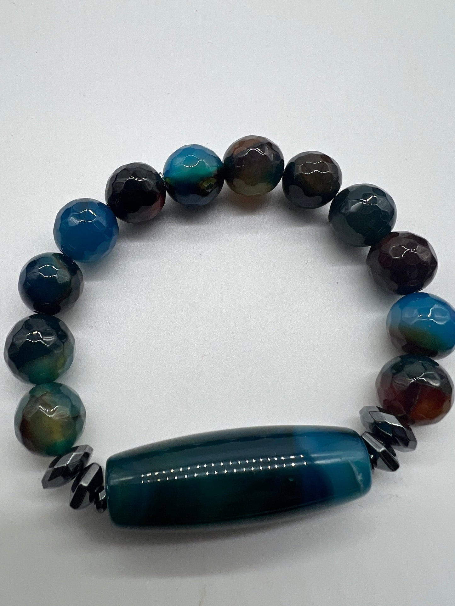 Ocean-Inspired Agate Gemstone Bracelets